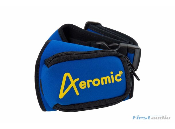 Aeromic AMZIP belte til mikrofonsender Midjebelte med glidelås - Farge: Blå 
